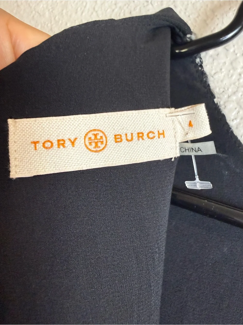 Tory Burch Deandra Gray Tweed Metallic Dress Size 4